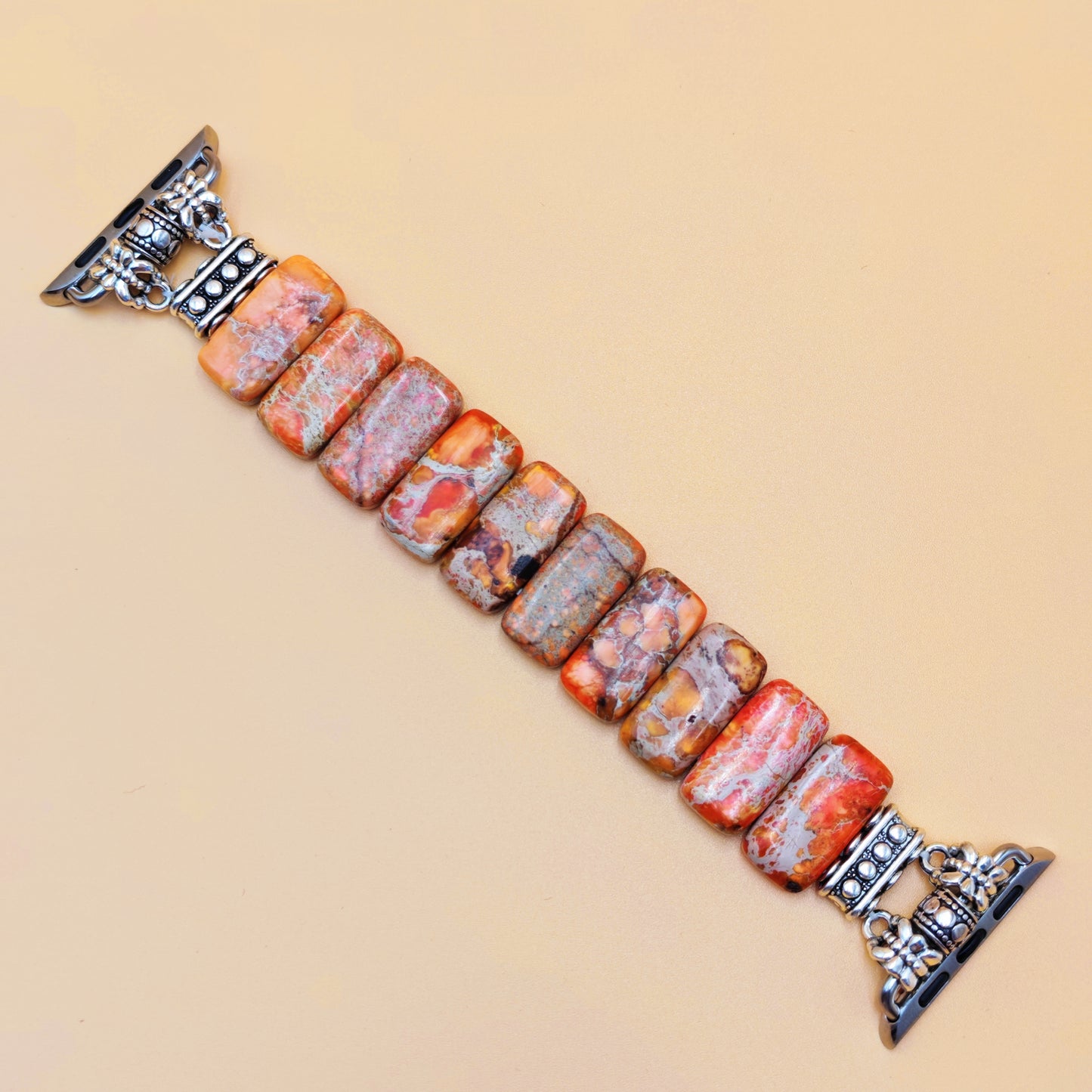 Stretchy Jasper Stone Apple Watch Band