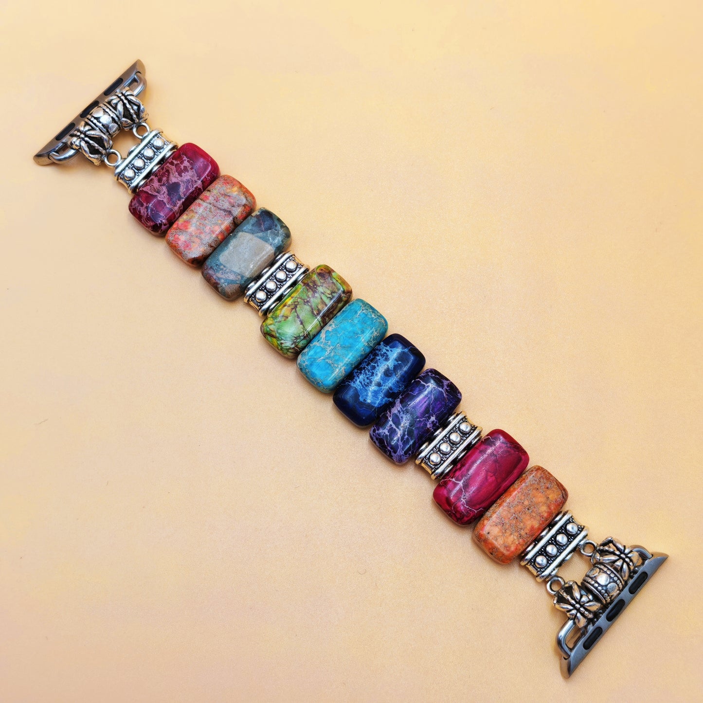 Stretchy Jasper Stone Apple Watch Band