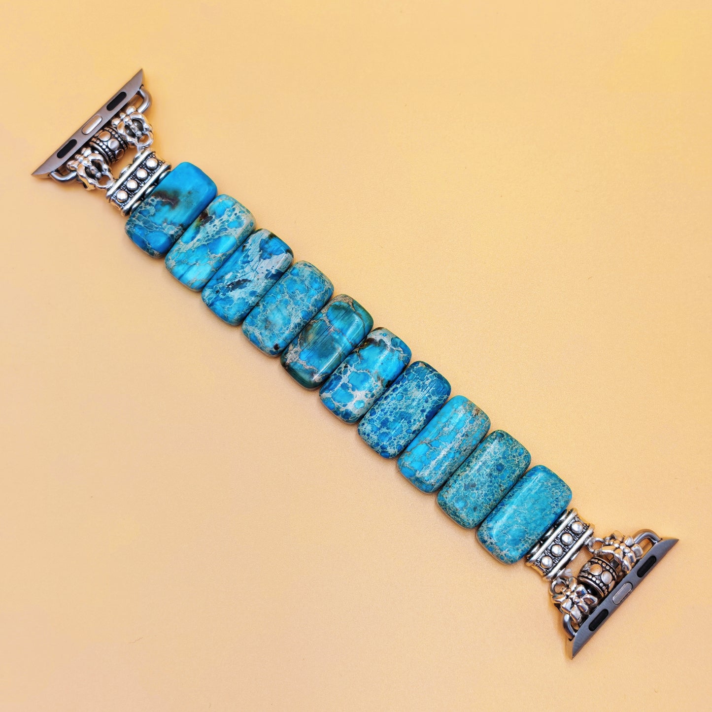 Stretchy Jasper Stone Apple Watch Band