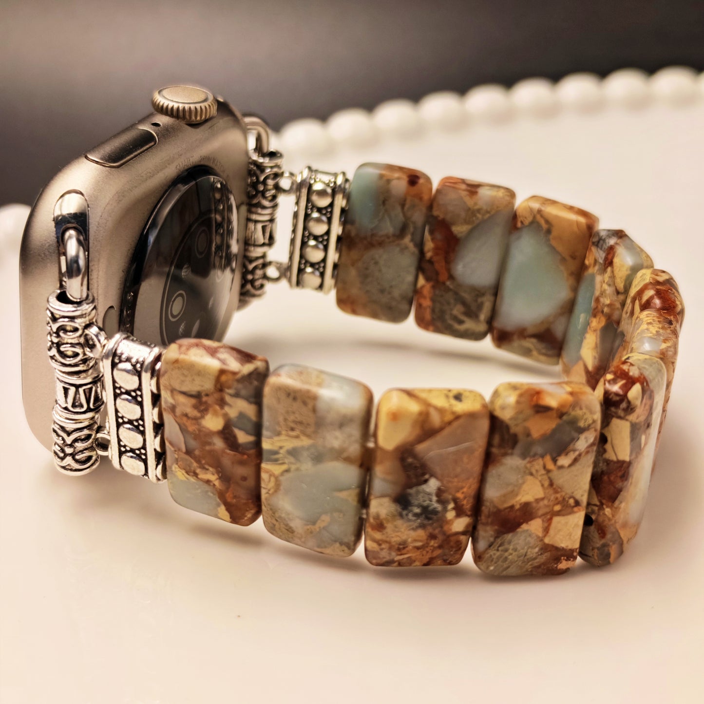 Natural Stone Apple Watch Band