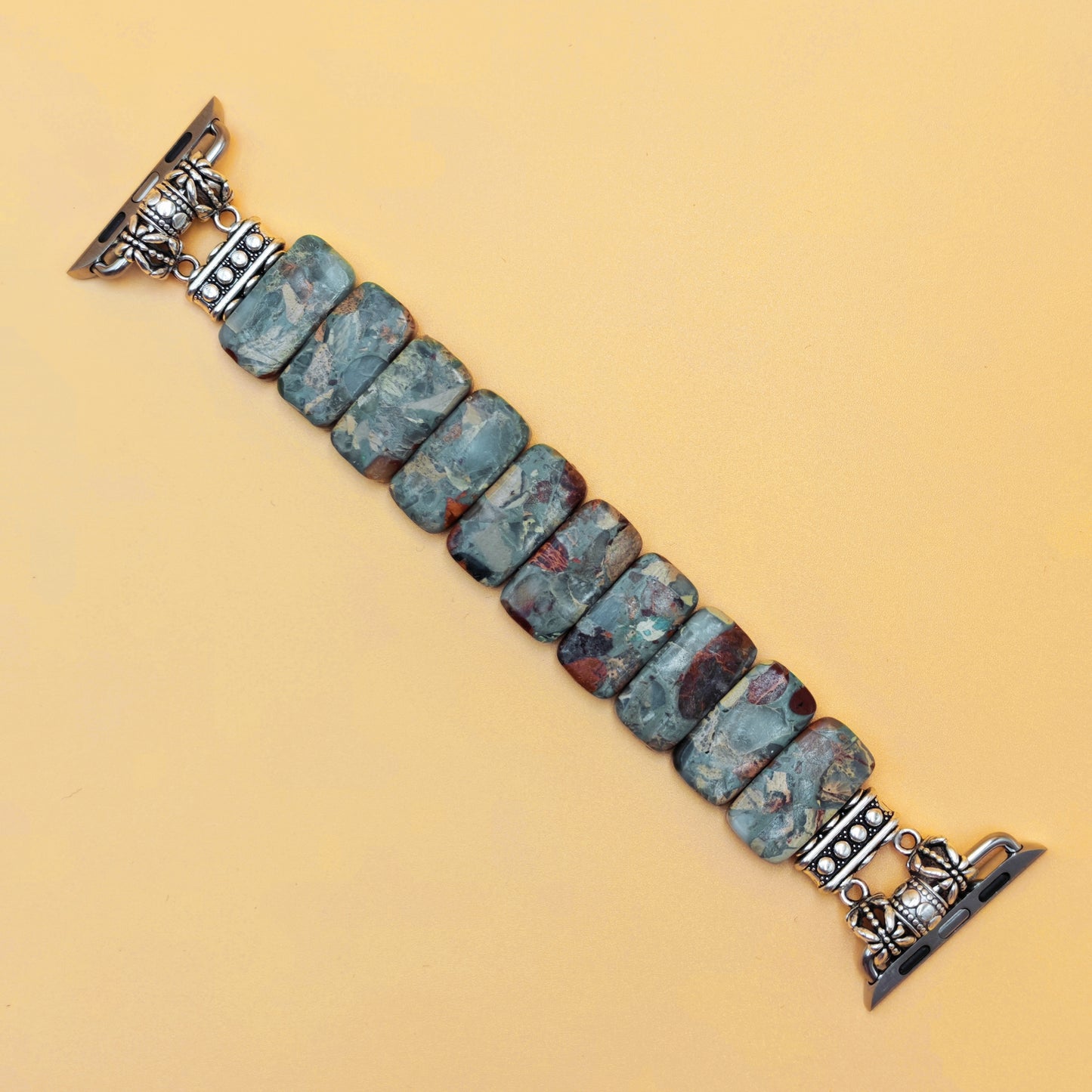 Stretchy Jasper Stone Apple Watch Band