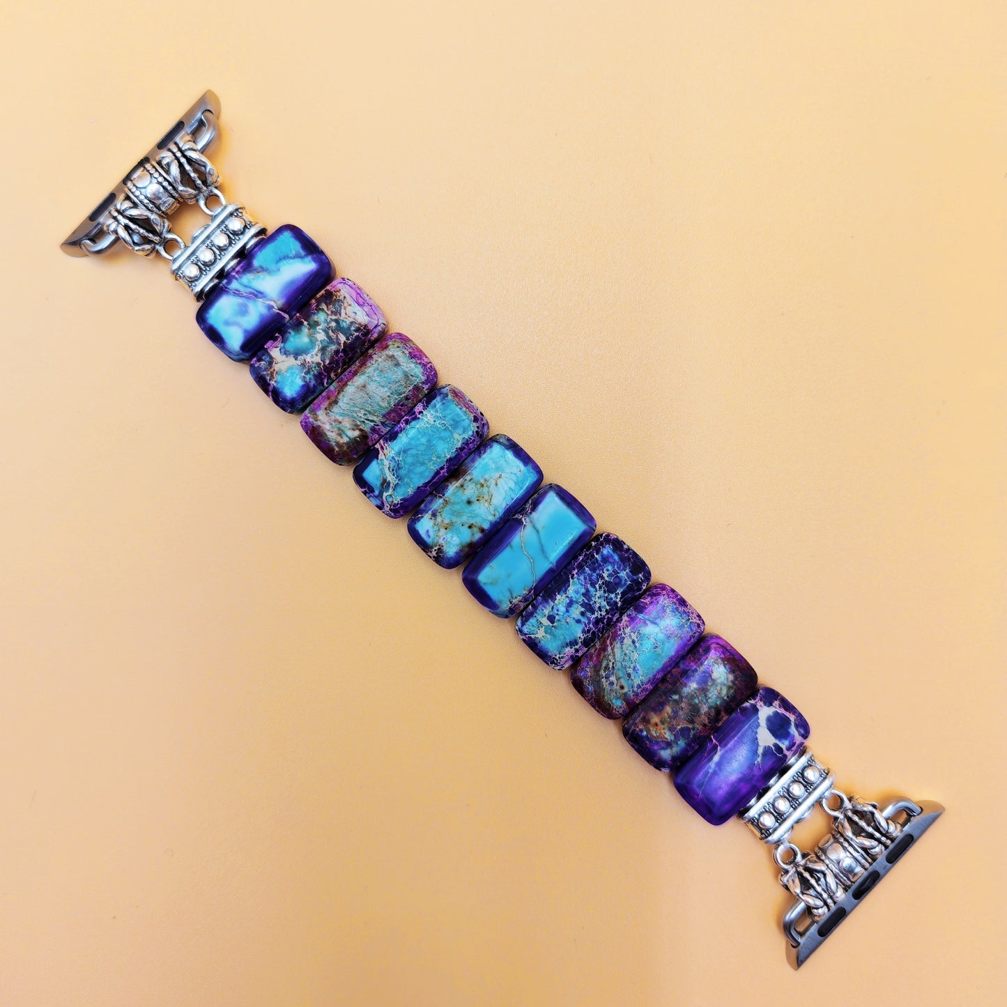 Stretchy Jasper Stone Apple Watch Band