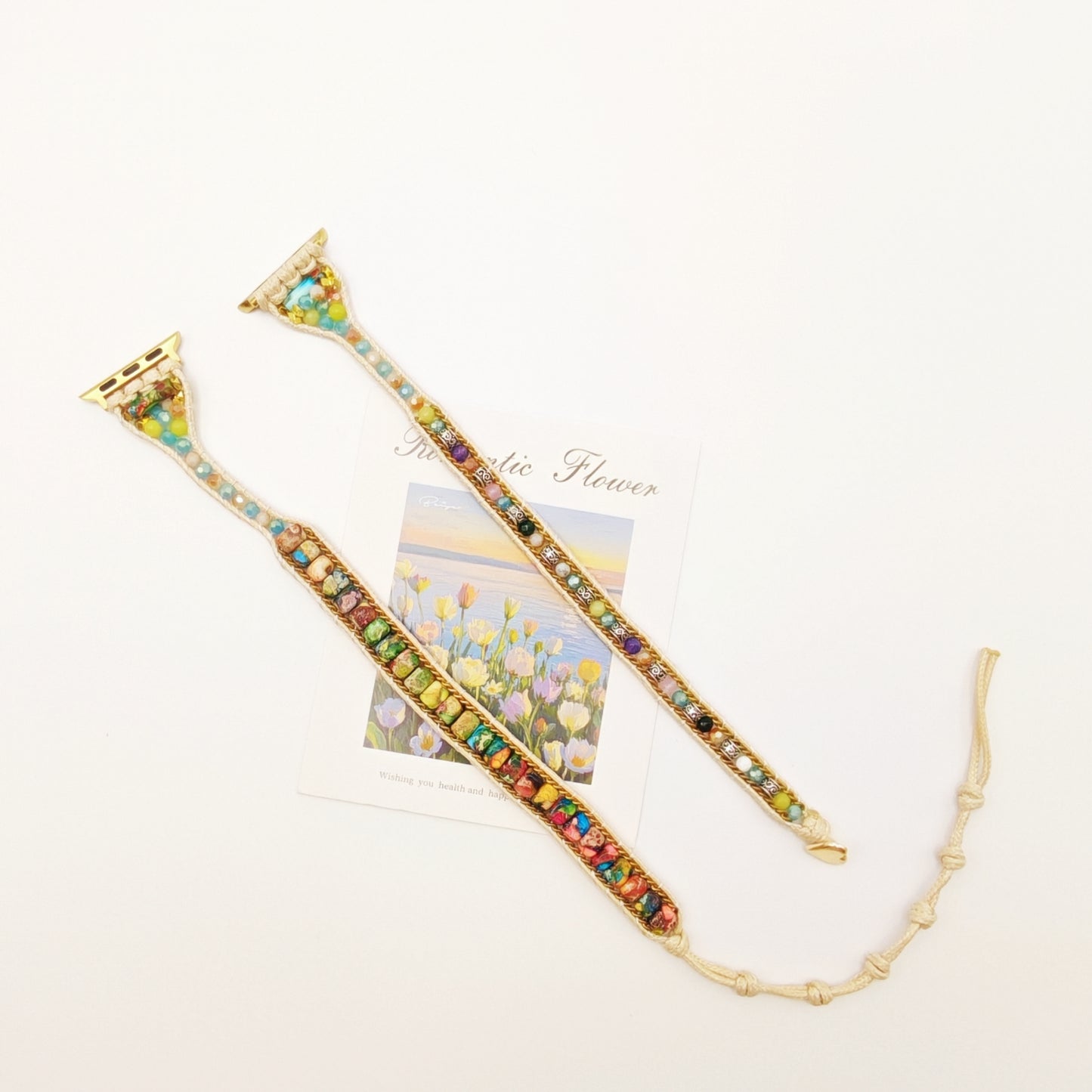 Handmade Multi Gemstone Beaded Band