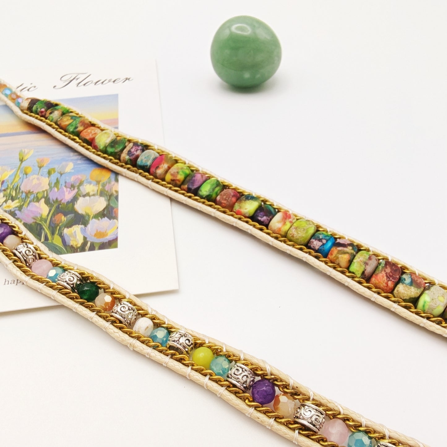 Handmade Multi Gemstone Beaded Band