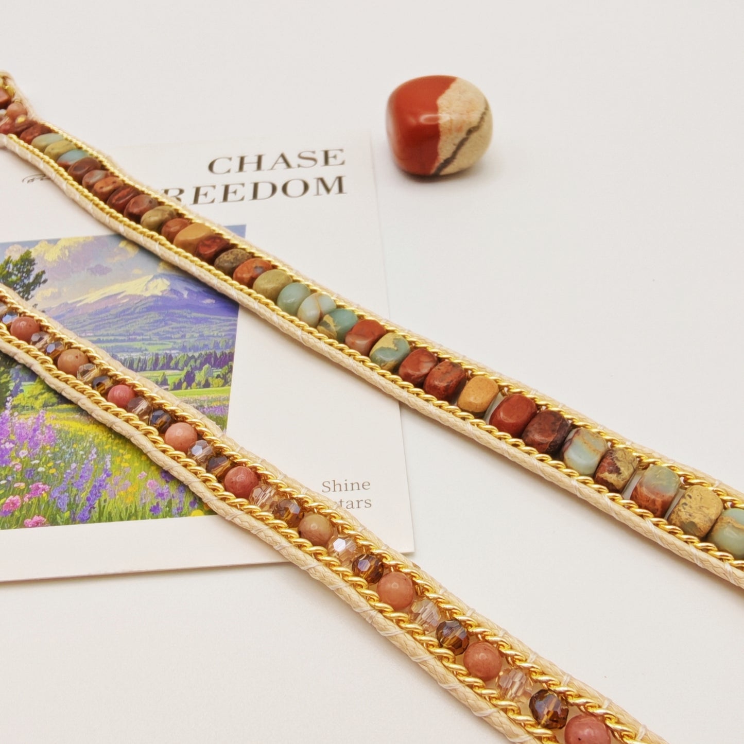 Handmade Multi Gemstone Beaded Band