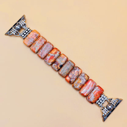Stretchy Jasper Stone Apple Watch Band