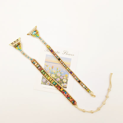 Handmade Multi Gemstone Beaded Band