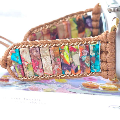Jasper Macrame Apple Watch Strap