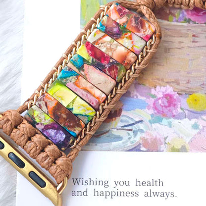 Jasper Macrame Apple Watch Strap