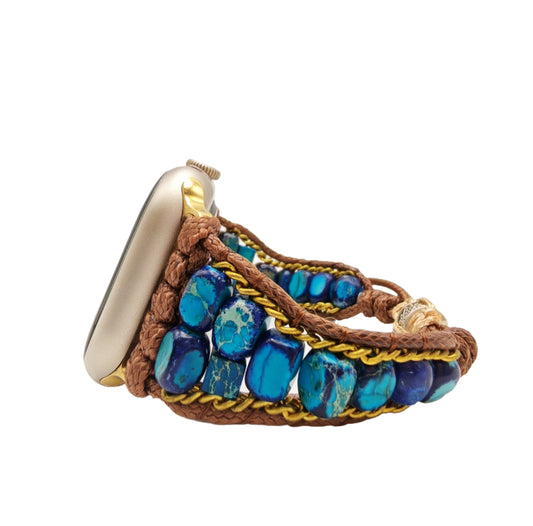 Calming Jasper Stone Apple Watch Band