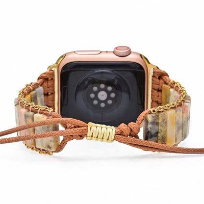 Adjustable Lace Agate Apple Watch Band